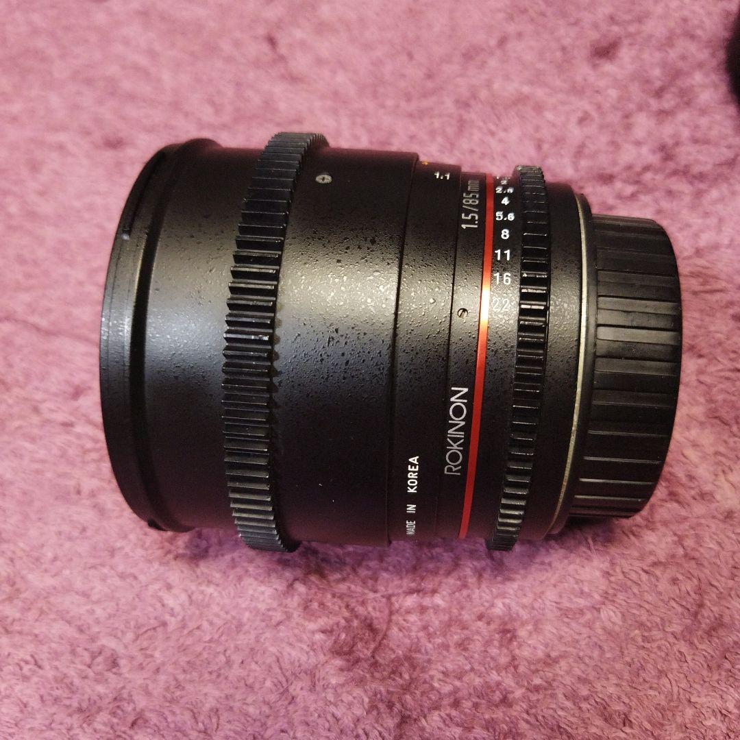 ROKINON キャノンマウント　85mm F1.4 cinema用