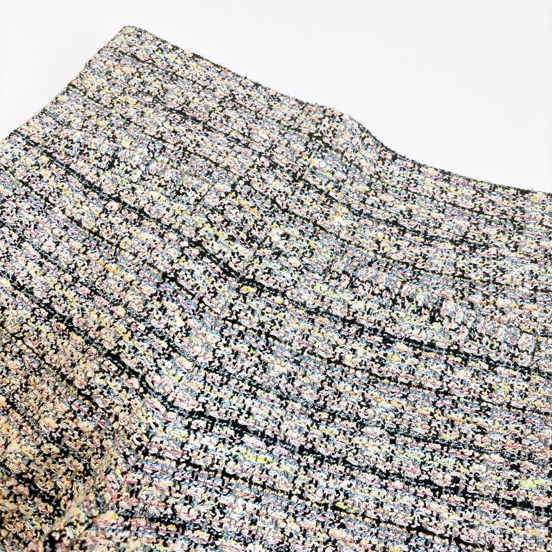 新品未使用☆BLAMINK ミックスツイード ショートパンツ 定価¥12万