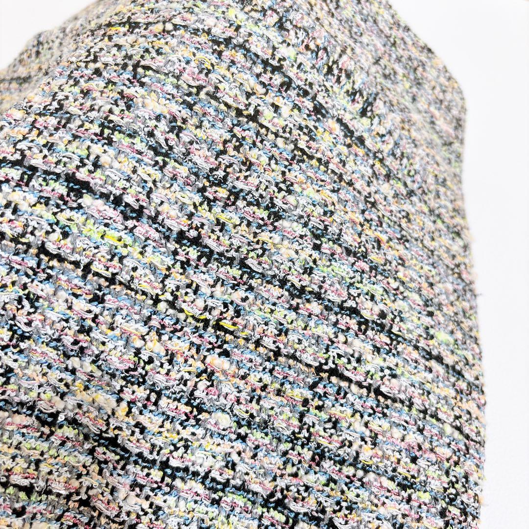 新品未使用☆BLAMINK ミックスツイード ショートパンツ 定価¥12万