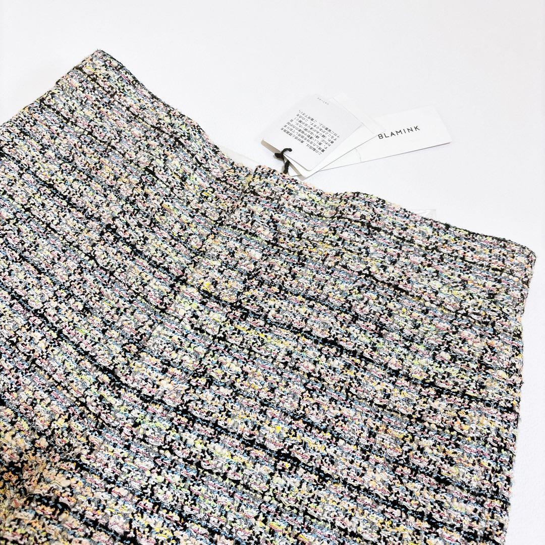 新品未使用☆BLAMINK ミックスツイード ショートパンツ 定価¥12万