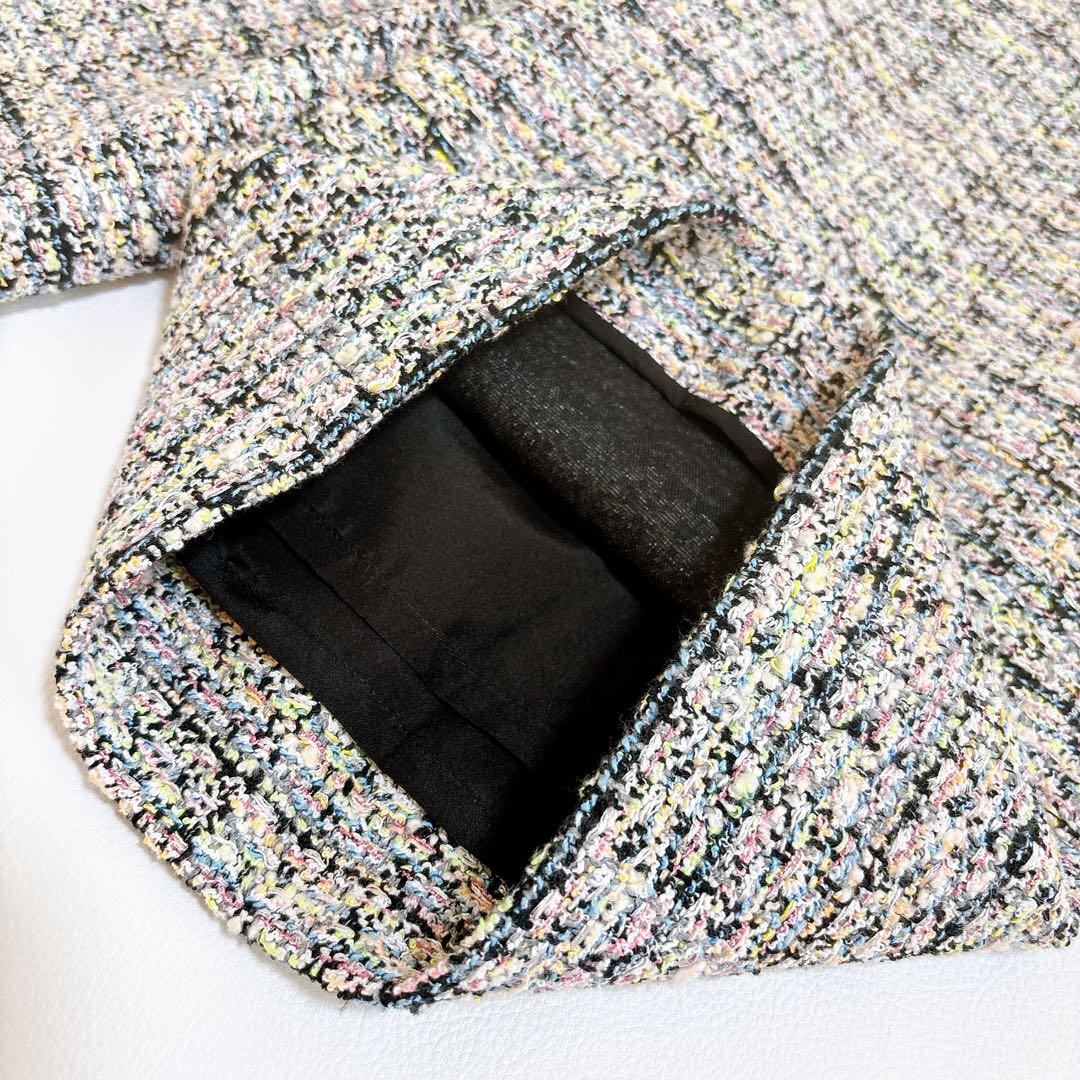 新品未使用☆BLAMINK ミックスツイード ショートパンツ 定価¥12万