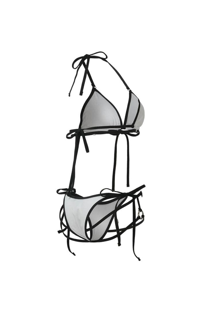 水着・ラッシュガード THEREDTHREAD S tinyring bikini set wh