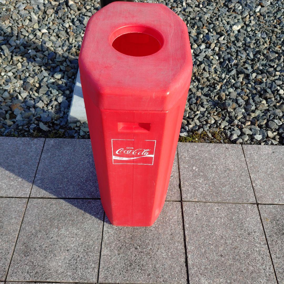 昭和50年代レトロ、コカ・コーラ、プラスチック空缶入れ