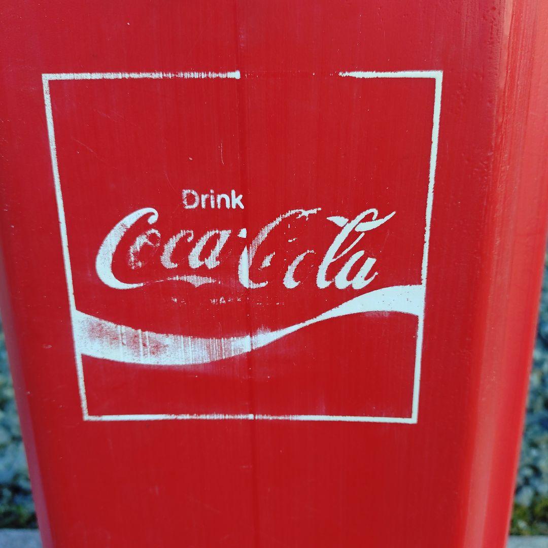 昭和50年代レトロ、コカ・コーラ、プラスチック空缶入れ