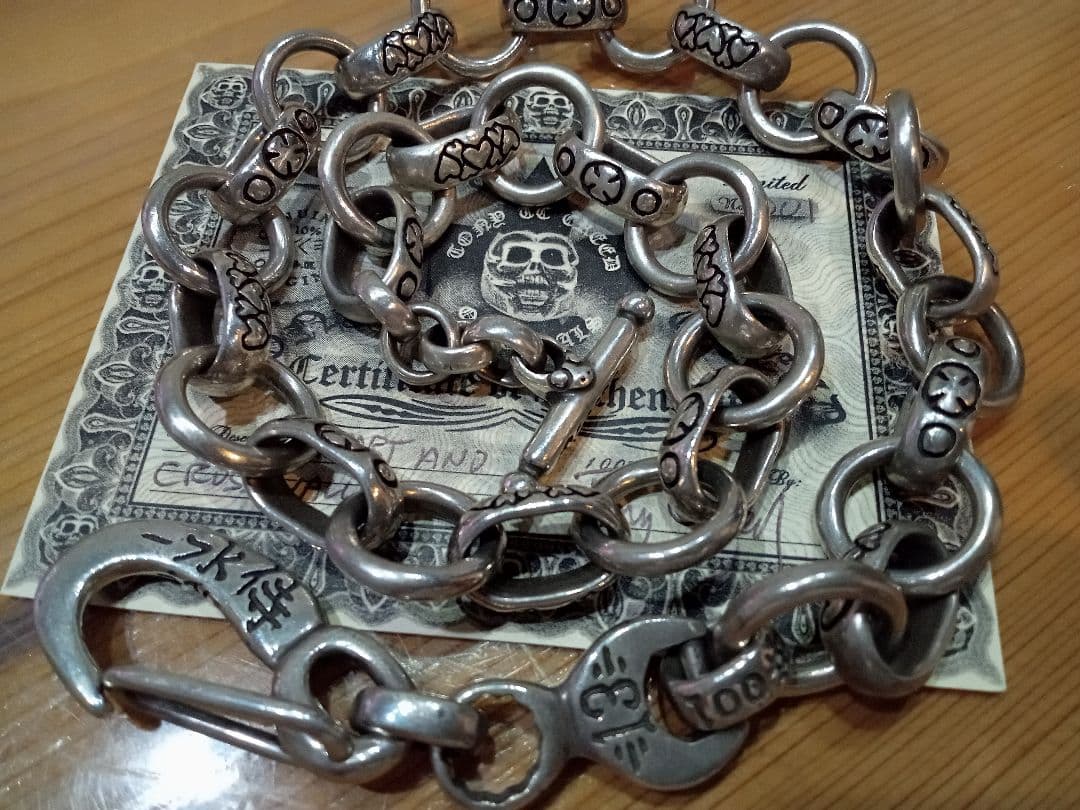 Tony Creed トニークリードクロス&ハートカスタムウォレットチェーン