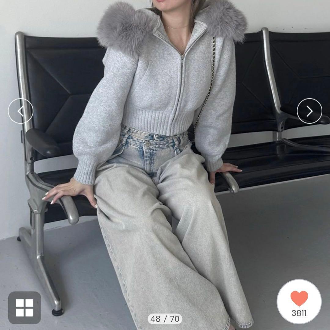 snidel 【USAGI ONLINE限定】ファーフードパーカー