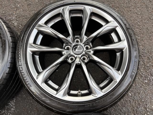 美品！レクサス RC 後期 Fスポーツ純正 19インチ IS、流用などに