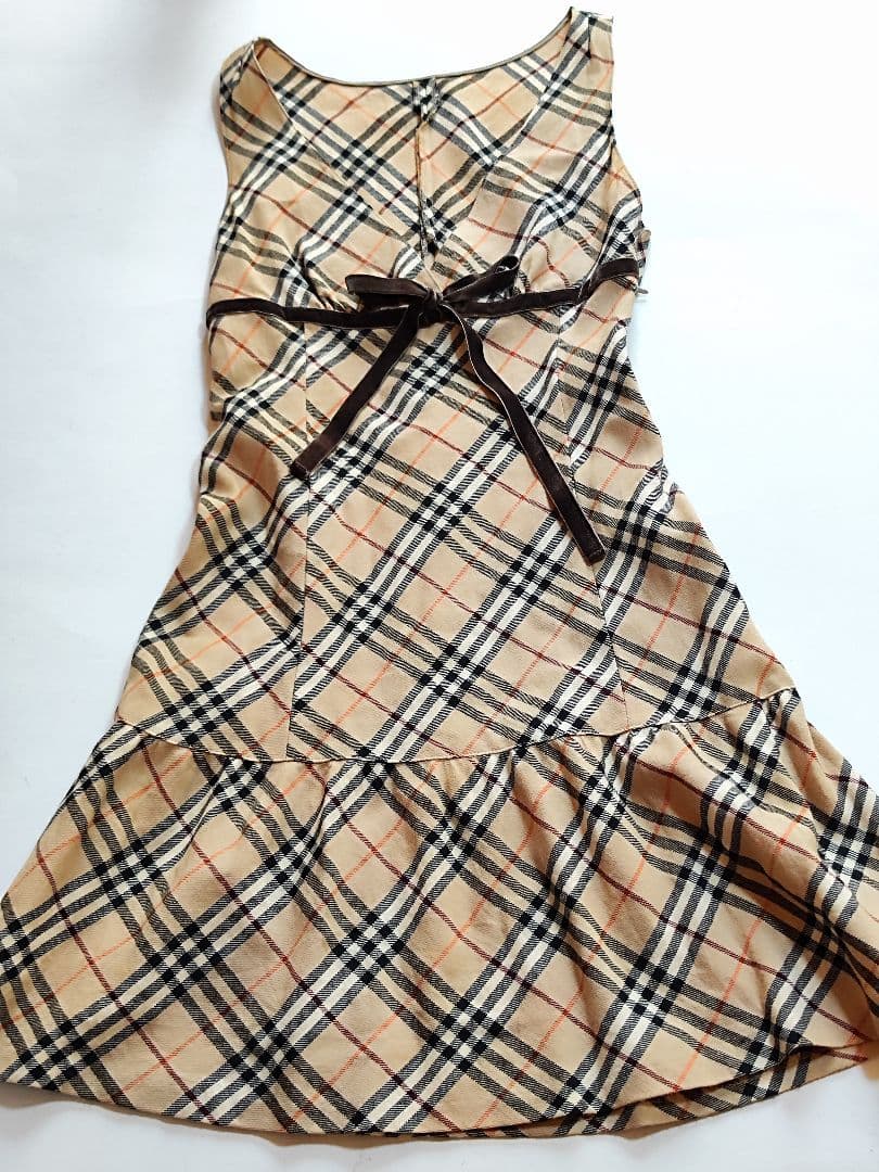 バーバリー BURBERRY BLUE LABEL ブランド ワンピースベスト