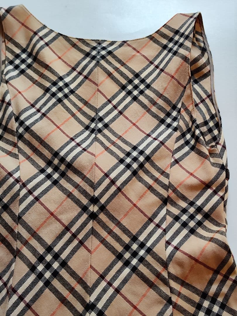 バーバリー BURBERRY BLUE LABEL ブランド ワンピースベスト