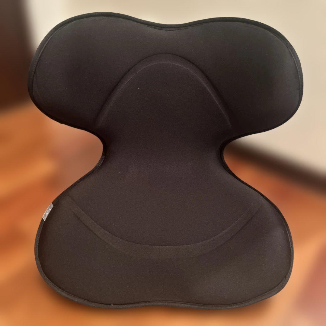 黒色 人間工学 姿勢矯正クッション