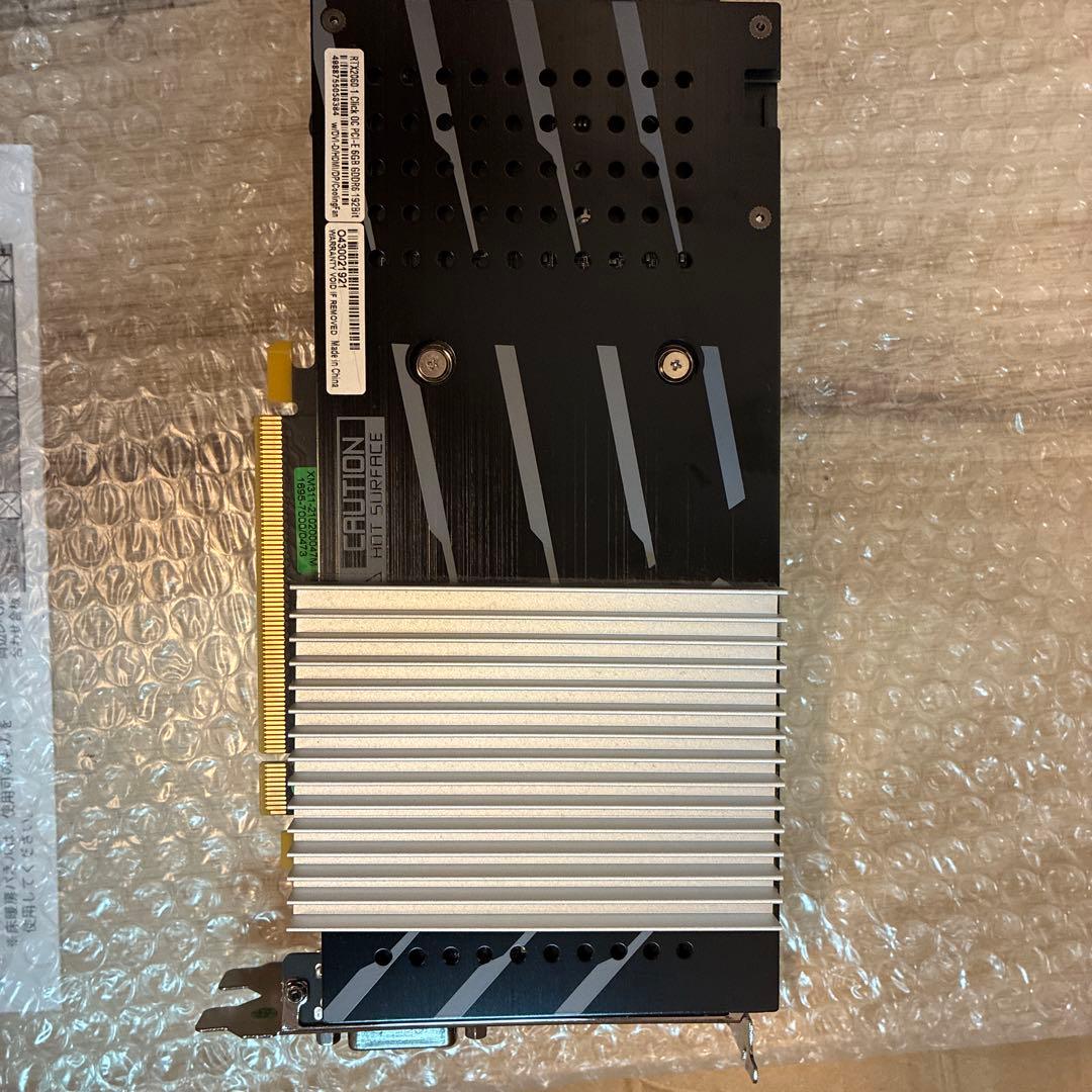 デュアルファン グラフィックボード　galakuro RTX2060