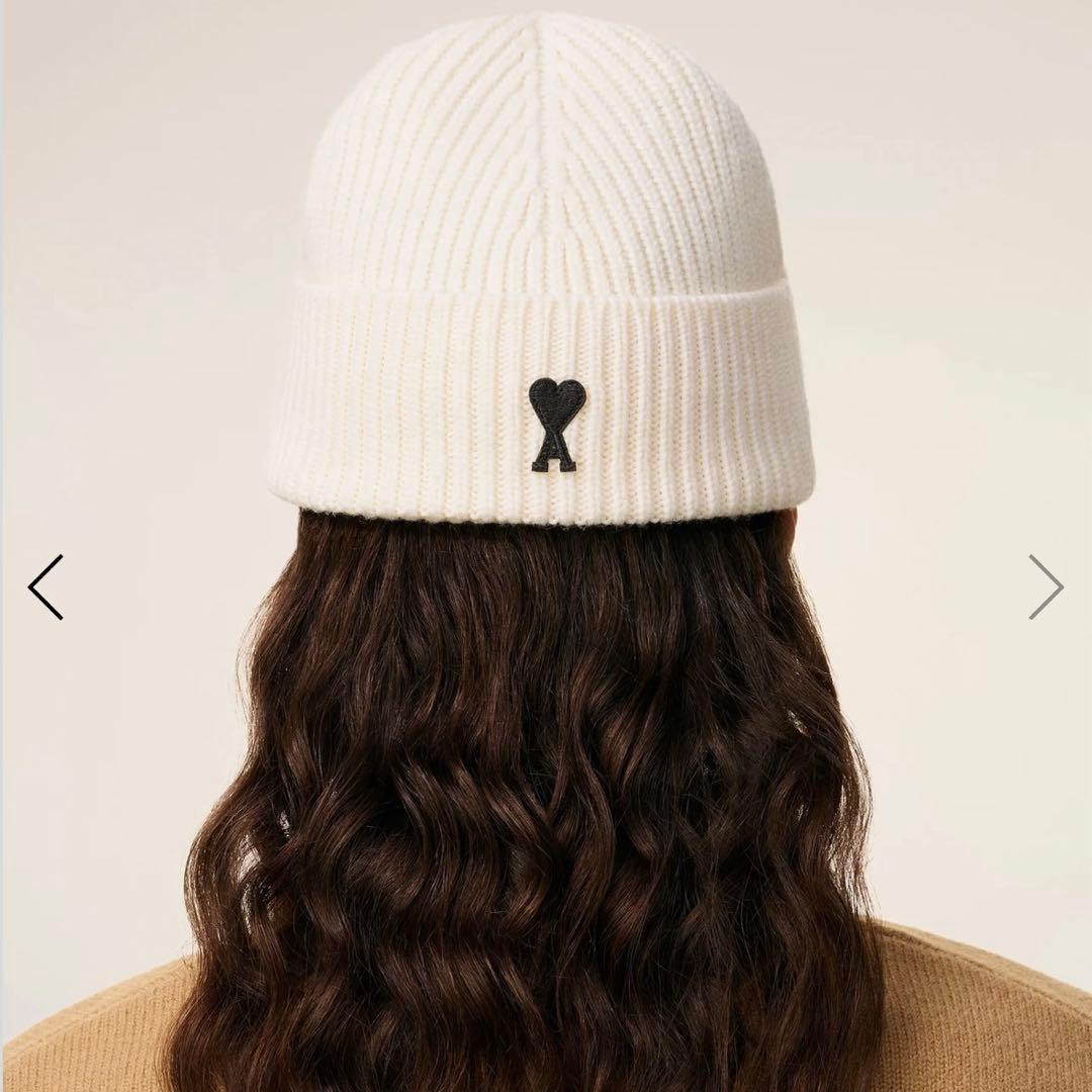 激安 【新品未使用】AMI PARIS アミパリス ニット帽