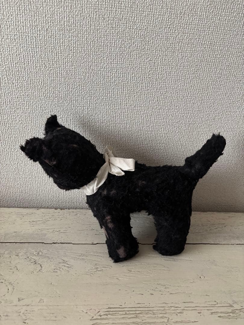 フランスアンティーク 黒猫 ぬいぐるみ ねこ くま テディベア