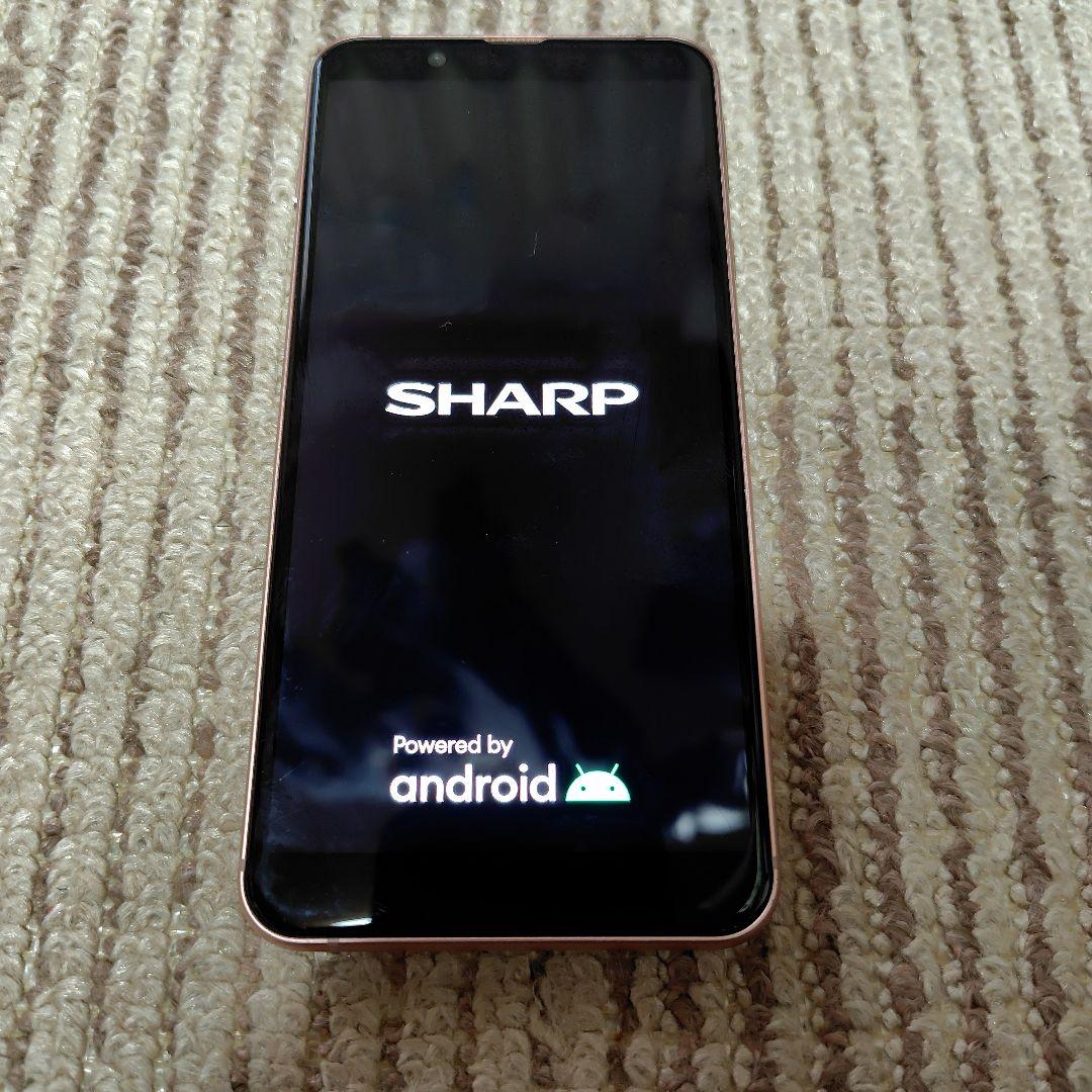 SHARP AQUOS SHV48 ピンク　 sense3 basic