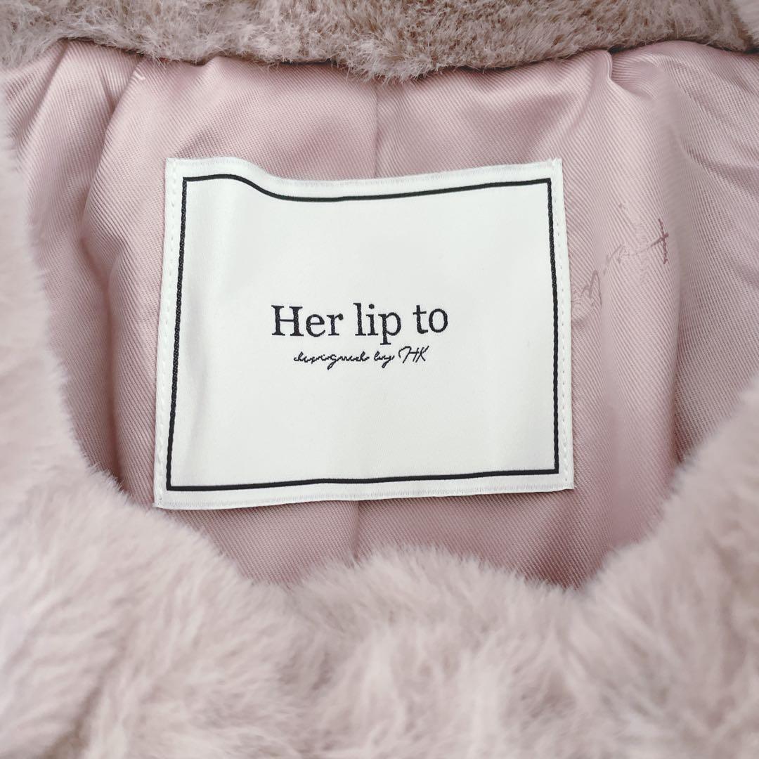 極美品 Herlipto Winter Love Faux Fur Coat