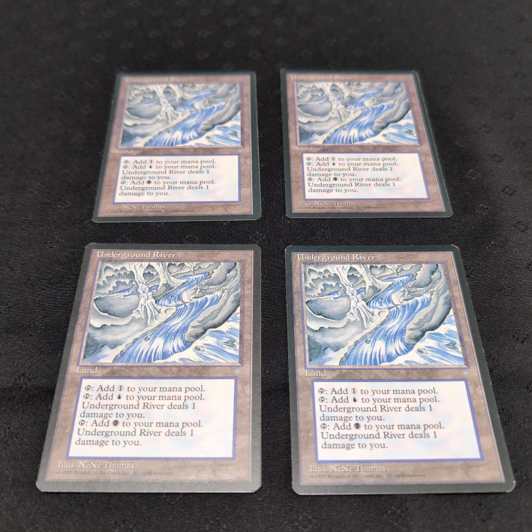 MTG　地底の大河　Underground 　4枚セット アイスエイジ