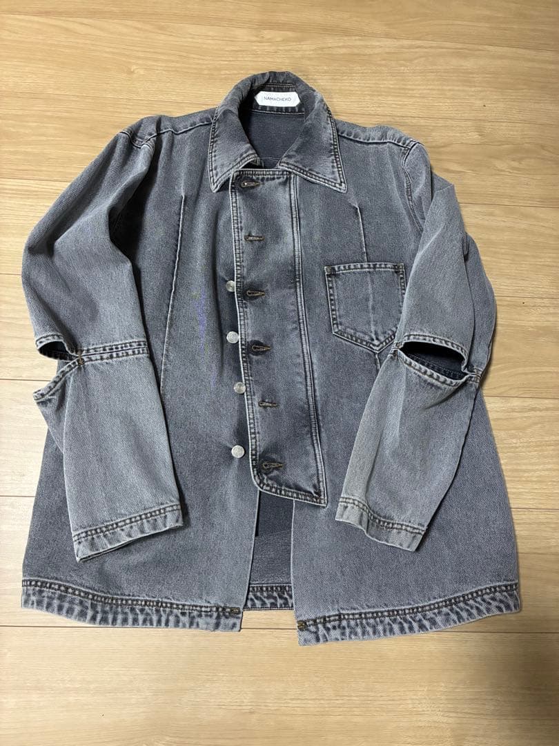 K*様 NAMACHEKO グレー デニムジャケット S