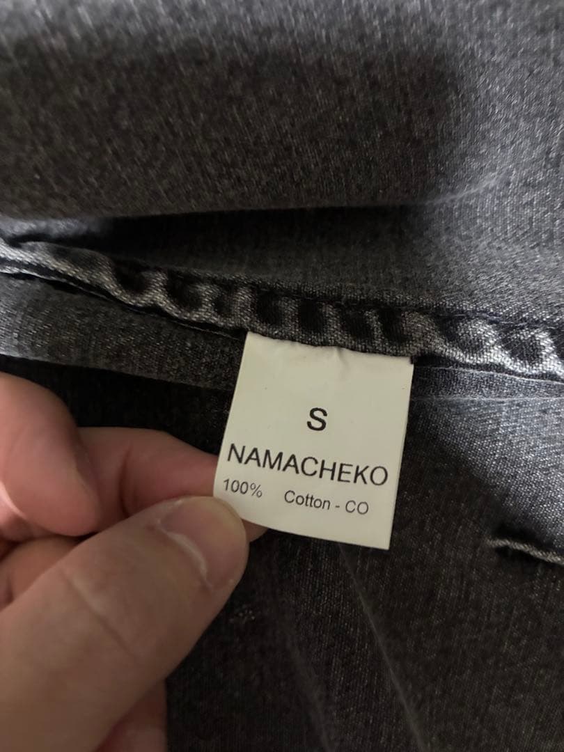 K*様 NAMACHEKO グレー デニムジャケット S