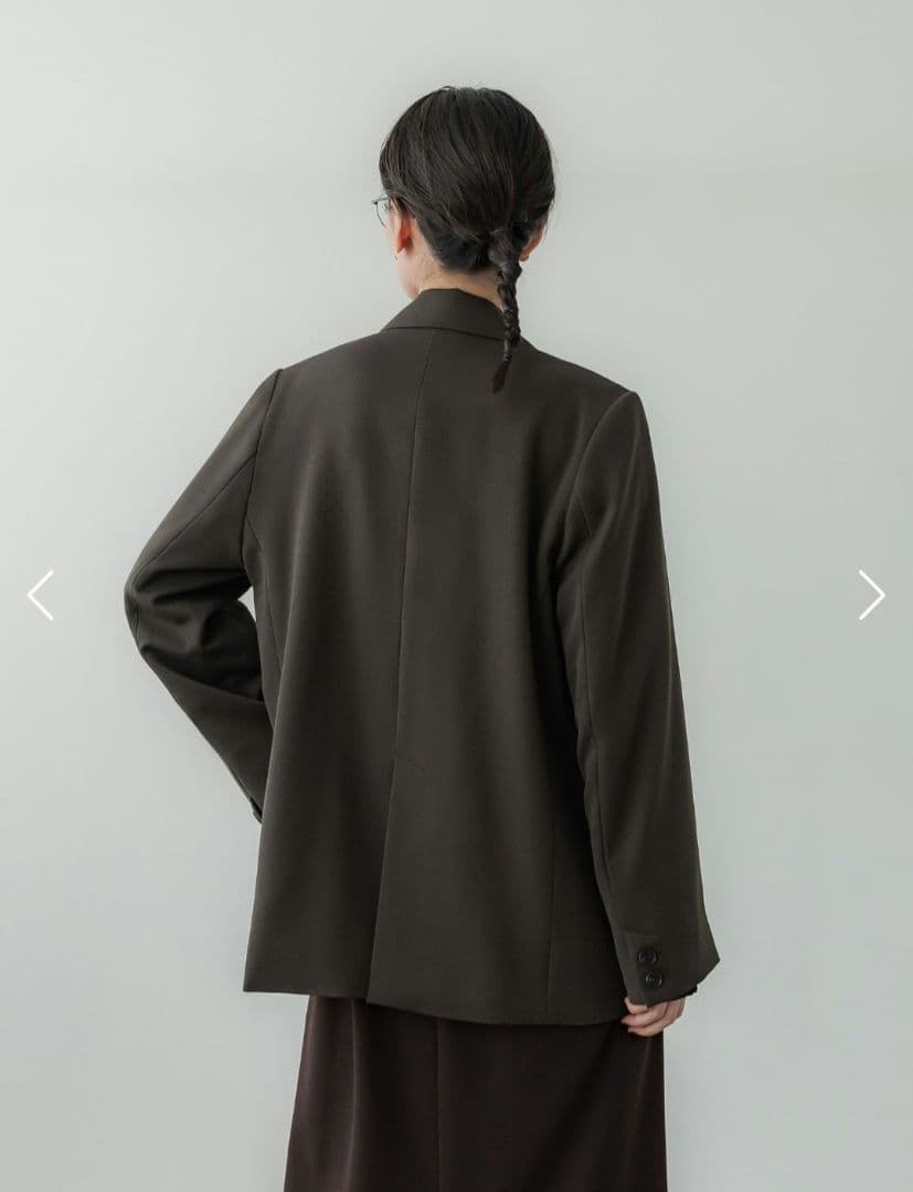 crewre ダブルテーラードジャケット olive brown サイズ1