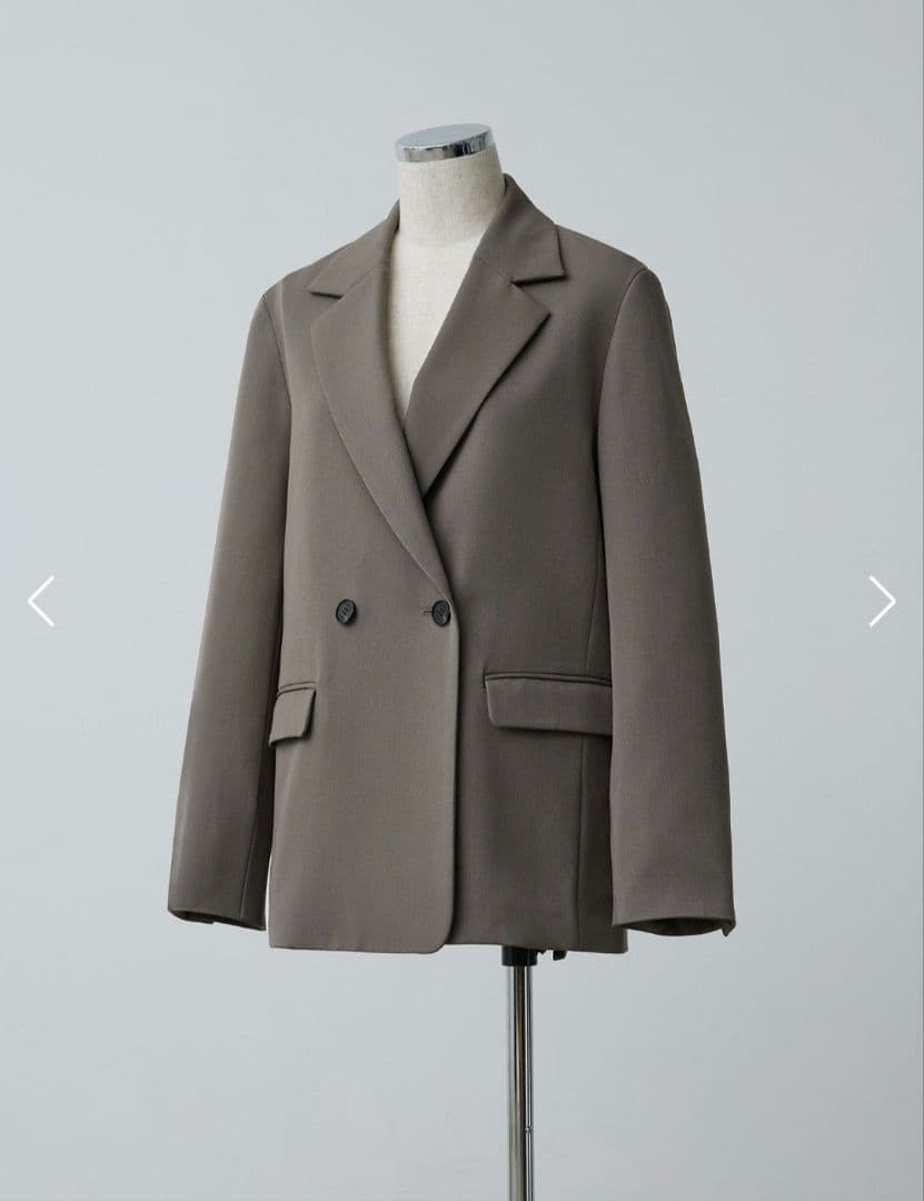 crewre ダブルテーラードジャケット olive brown サイズ1