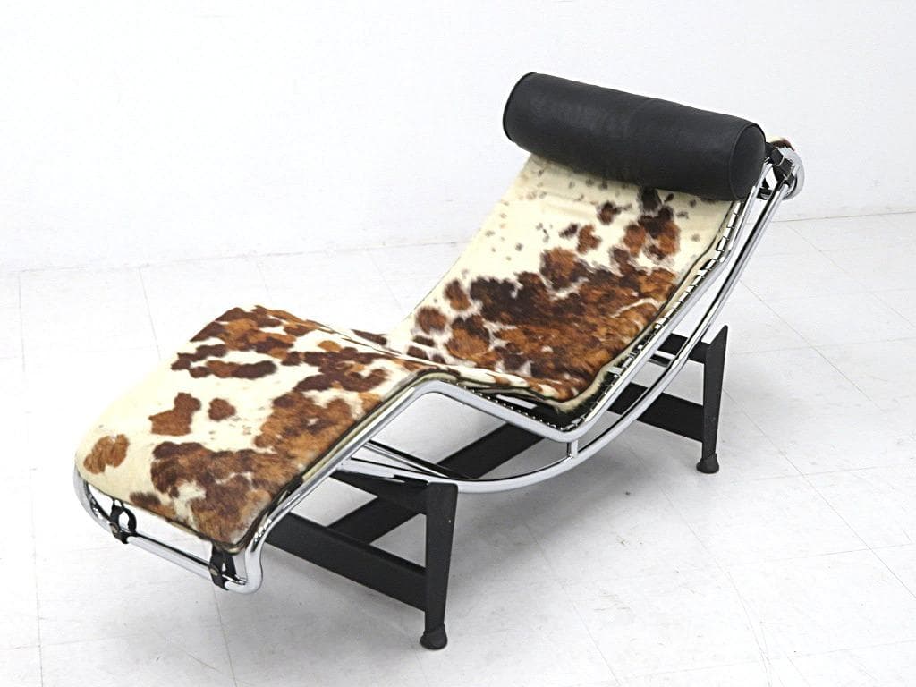 IDC大塚家具　コルビジェ　LC4　ハラコ　リクライニングソファ　シェーズロング