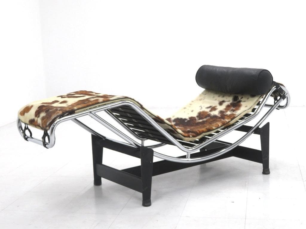 IDC大塚家具　コルビジェ　LC4　ハラコ　リクライニングソファ　シェーズロング