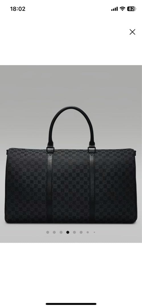 NIKE (ナイキ) JORDAN モノグラム ダッフルバッグ　40L