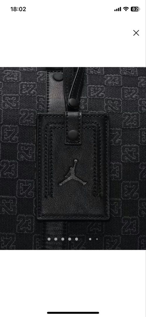NIKE (ナイキ) JORDAN モノグラム ダッフルバッグ　40L