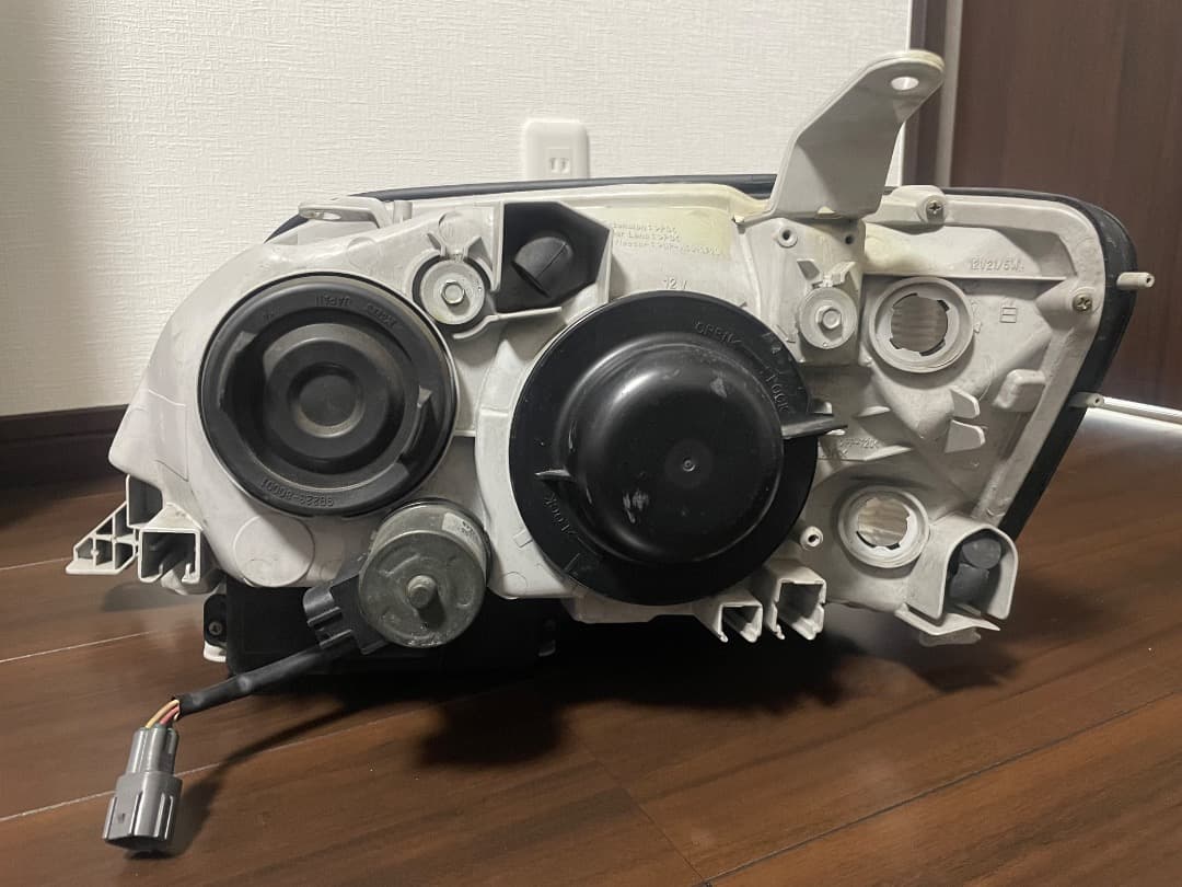 17クラウンアスリート後期　純正ヘッドライト 2個セット クリアレンズ