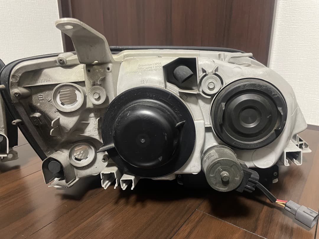 17クラウンアスリート後期　純正ヘッドライト 2個セット クリアレンズ