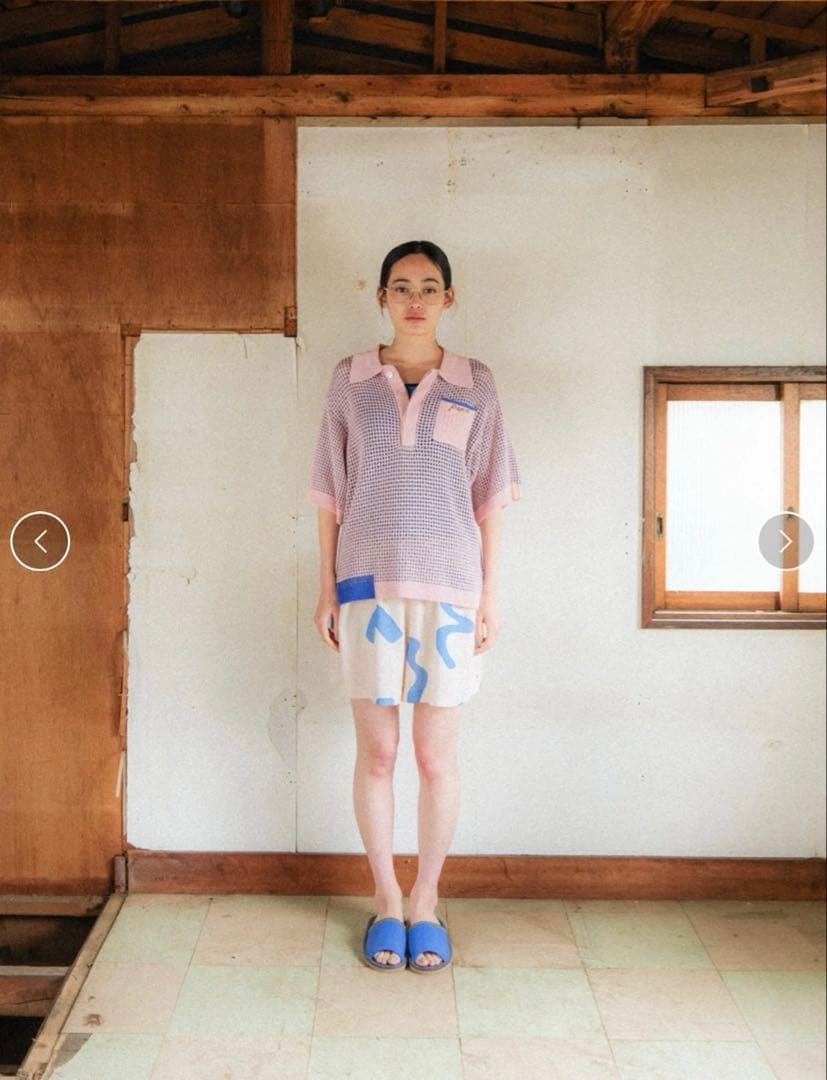 PAMM ポロシャツ 後ろ姿の寛大なインテリアメッシュポロ ピンク