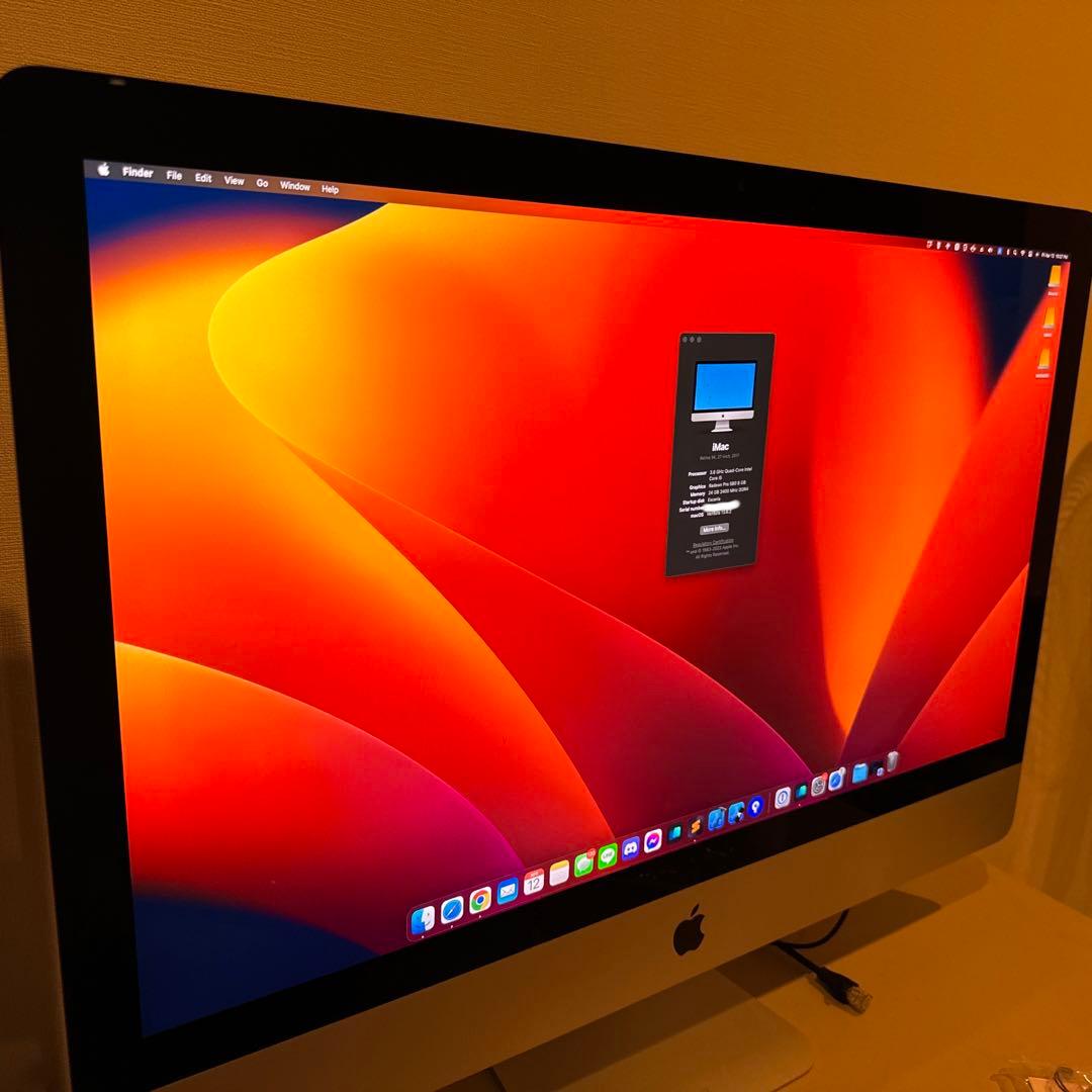 Macデスクトップ iMac Retina 5K 2017 24GB 2TB Radeon 580