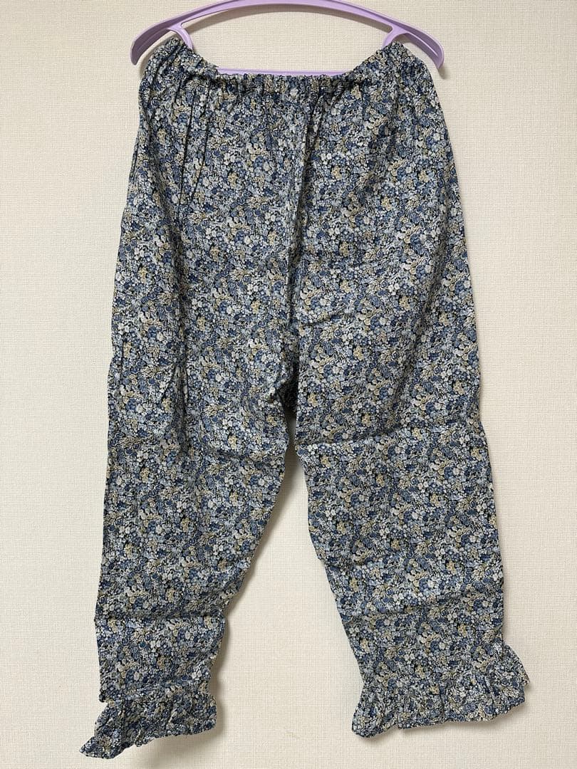 シクラメンnest robe リネンリバティフリルパンツ