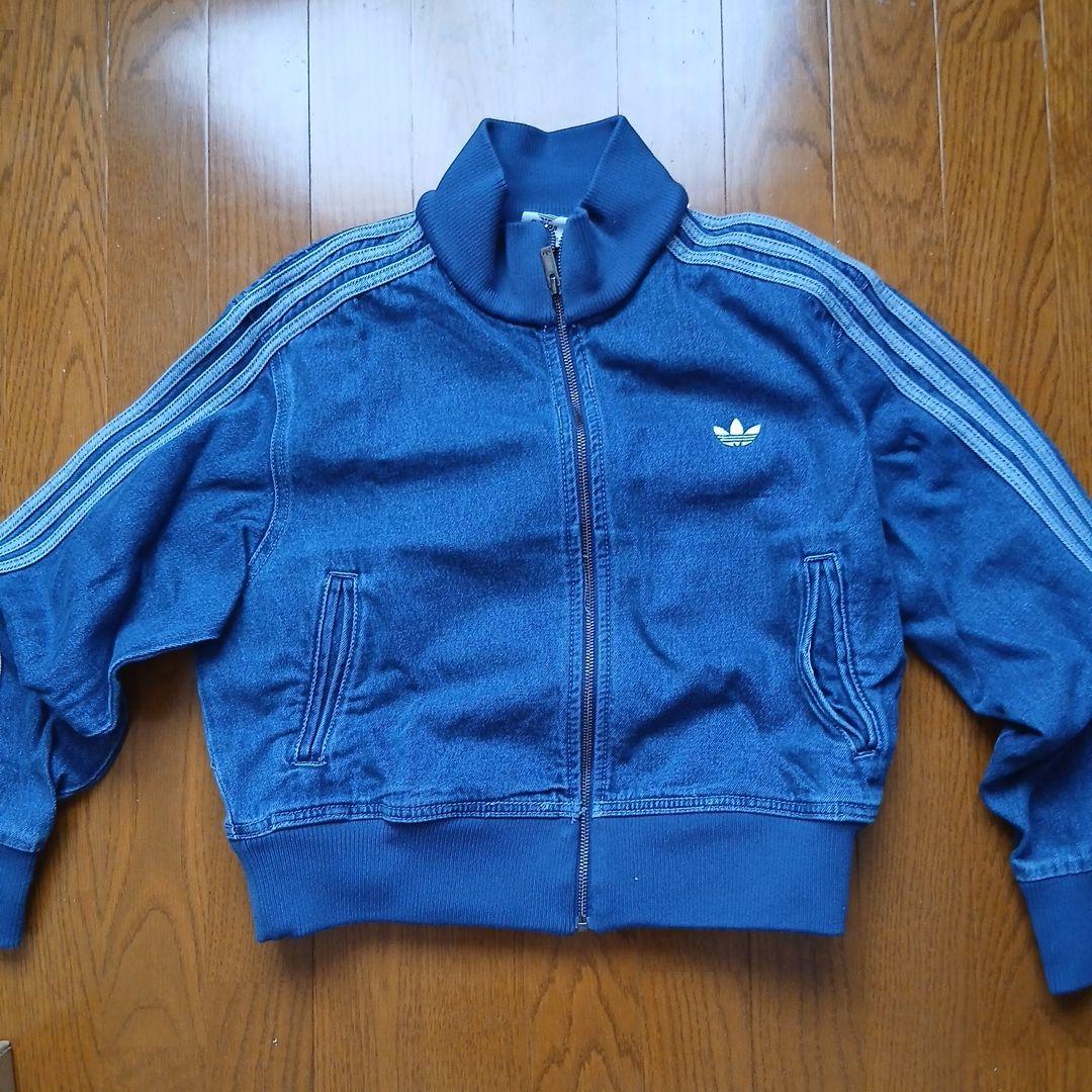 新品adidas トラックジャケット 3XLサイズ インディゴ　デニム