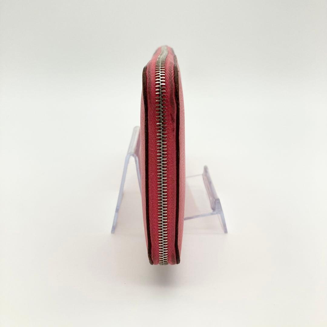 エルメス HERMÈS シルクイン 長財布 ピンク×マルチカラー 箱付き