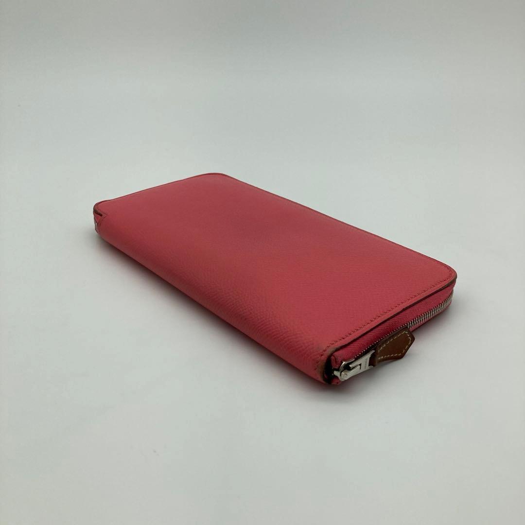 エルメス HERMÈS シルクイン 長財布 ピンク×マルチカラー 箱付き