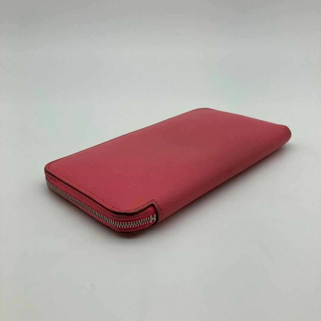 エルメス HERMÈS シルクイン 長財布 ピンク×マルチカラー 箱付き