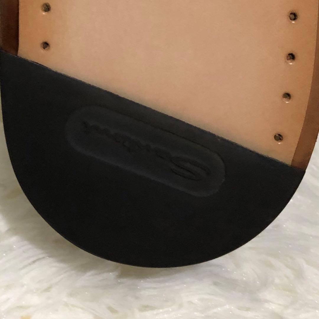 未使用✨サントーニ　ウィングチップシューズ メダリオン キルトタン　8 1/2