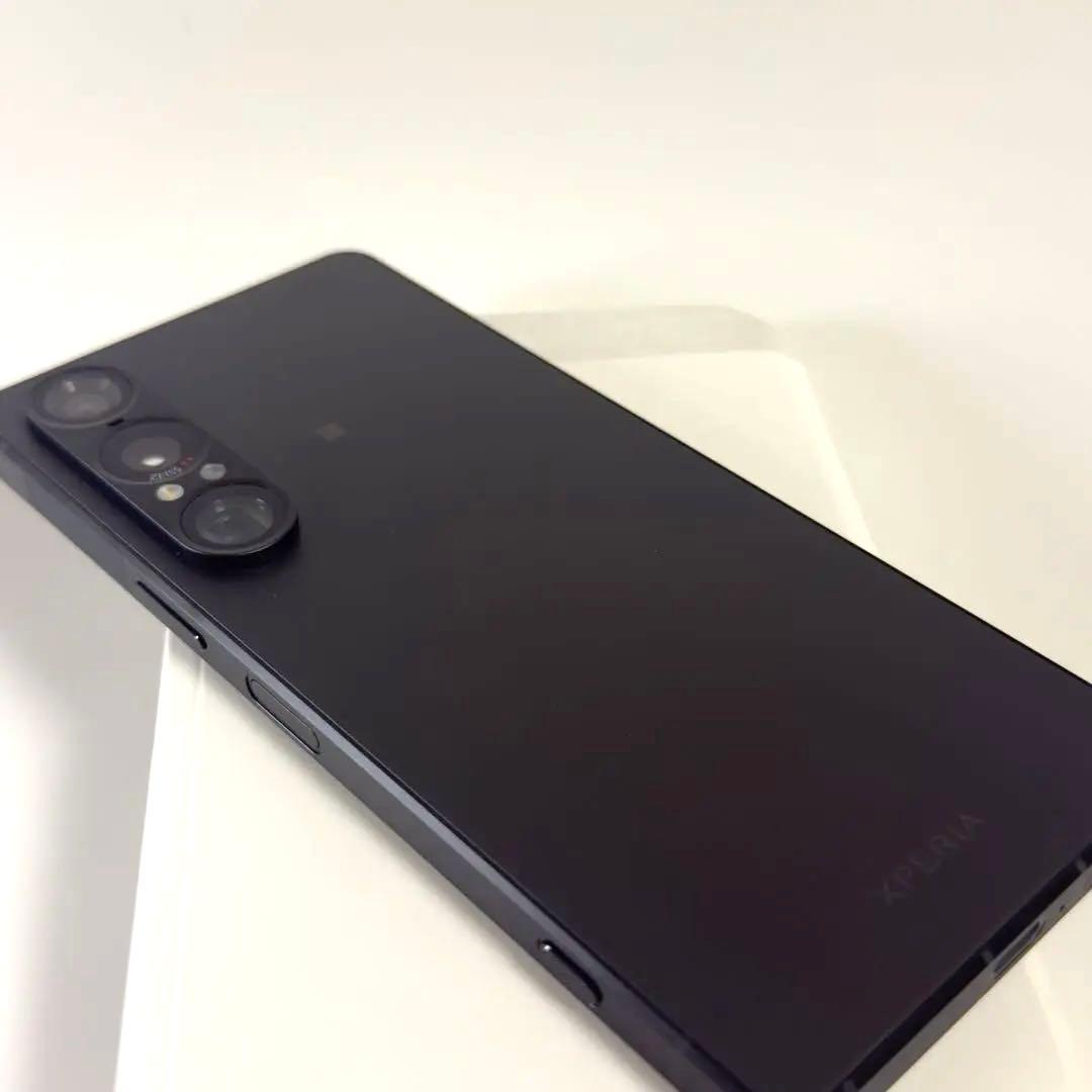 【極美品】Xperia1Ⅶ ストレートブラック 本体 SIMフリー