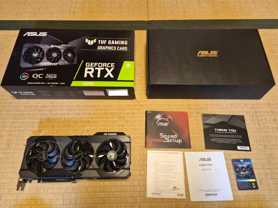 グラフィックボード・グラボ・ビデオカード ASUS TUF RTX3090 O24G GAMING
