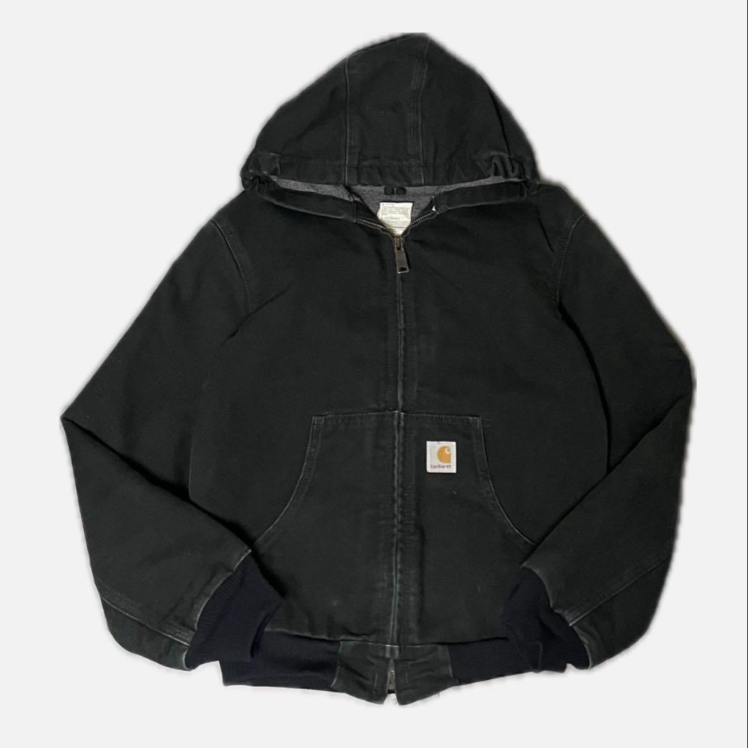 Carhartt アクティブジャケット　パーカー　ブラック