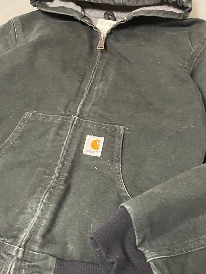 Carhartt アクティブジャケット　パーカー　ブラック