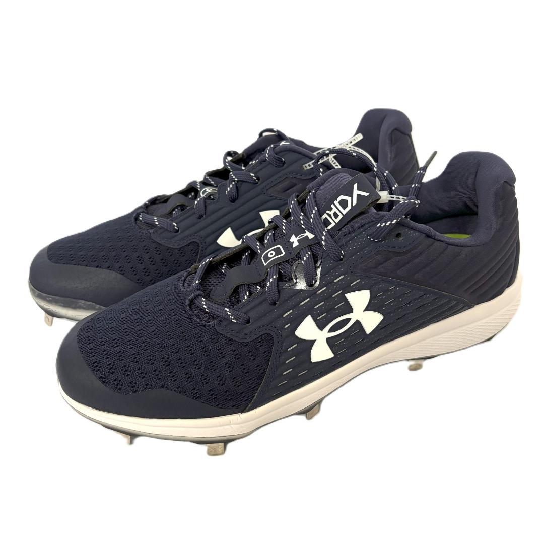 Under Armour Charged ネイビー スパイクシューズ28.5㎝