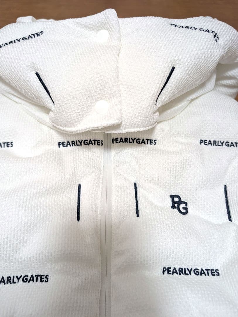 パーリーゲイツ　中綿　ダウン　ベスト　ホワイト　Sサイズ