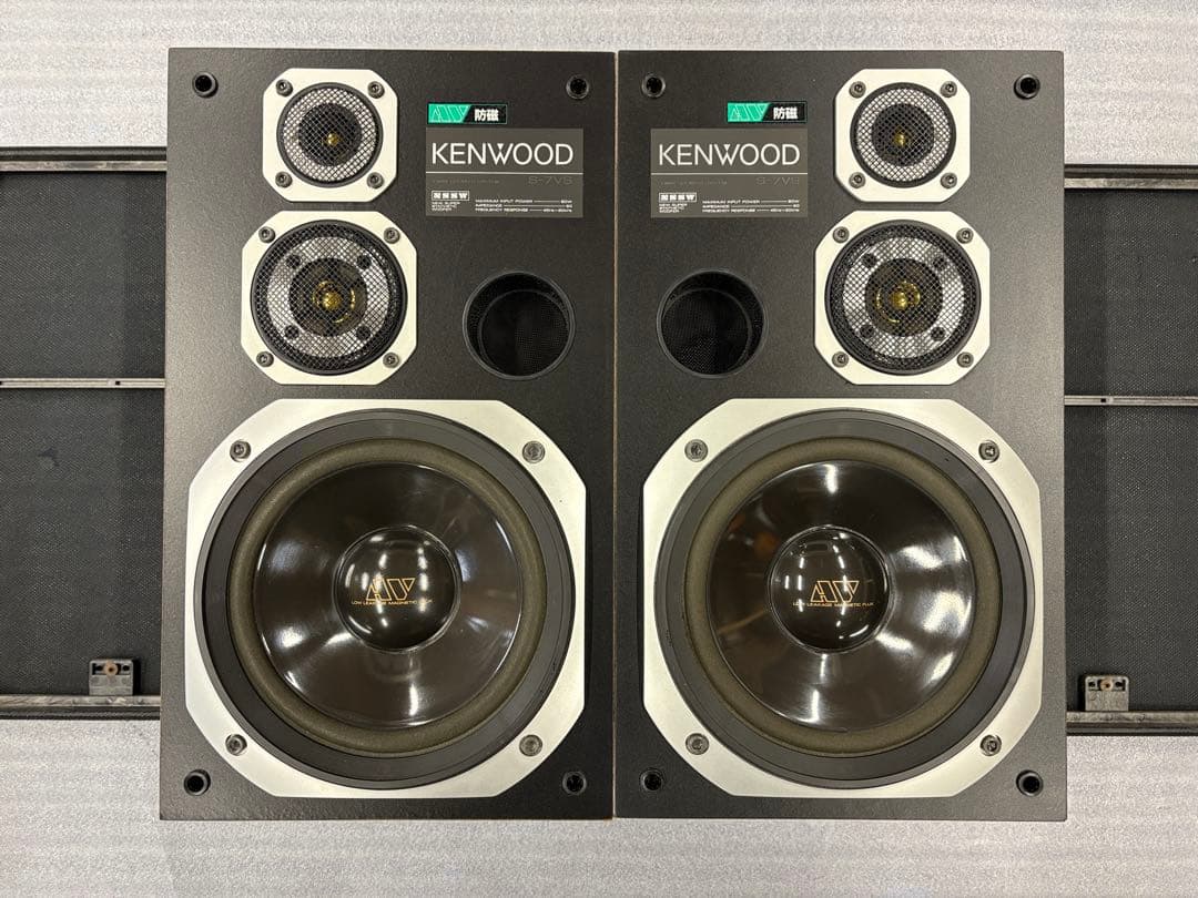 ケンウッド　Ｓ－7ＶＳ　防磁　スピーカーシステム　ペア　中古美品