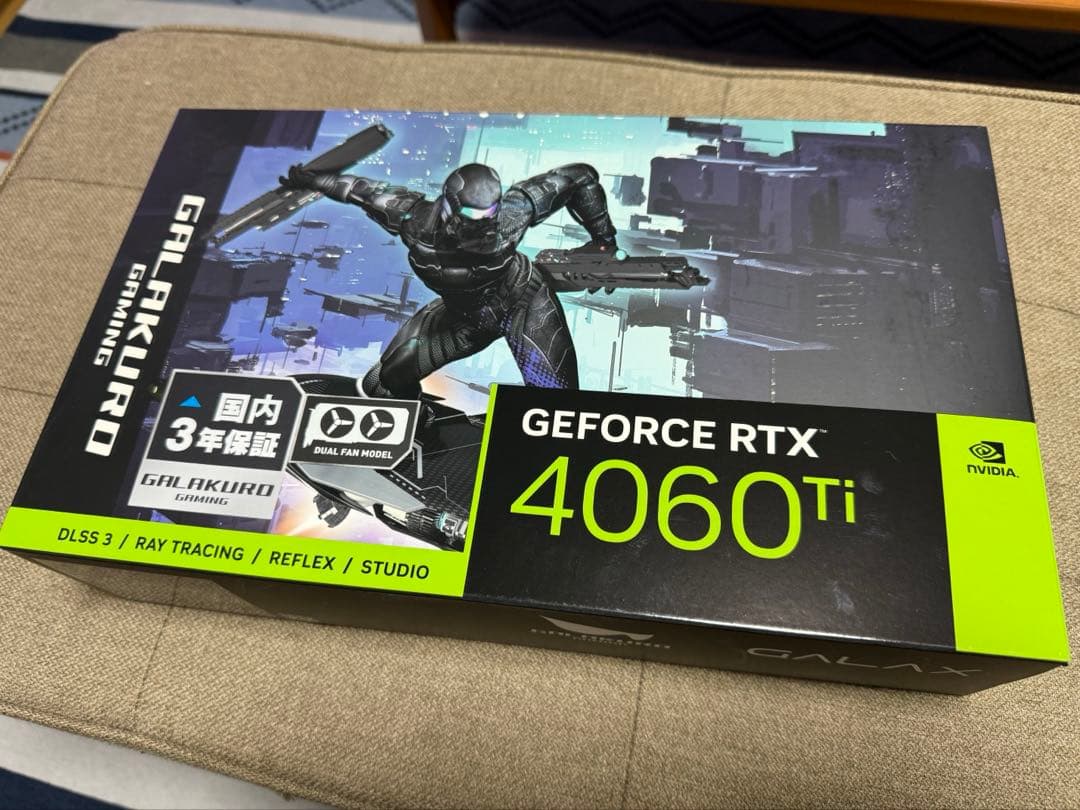 グラフィックボード・グラボ・ビデオカード RTX 4060 Ti GALAKURO GAMING OC 8GB