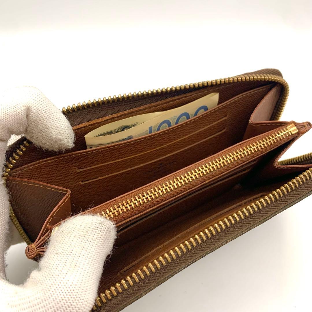 美品 ルイヴィトン ジッピー コンパクトウォレット ラウンドファスナー 財布
