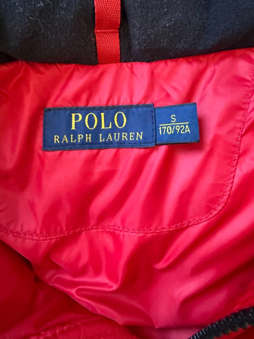 Polo by Ralph Lauren ダウンベスト ビッグポニー 赤 S