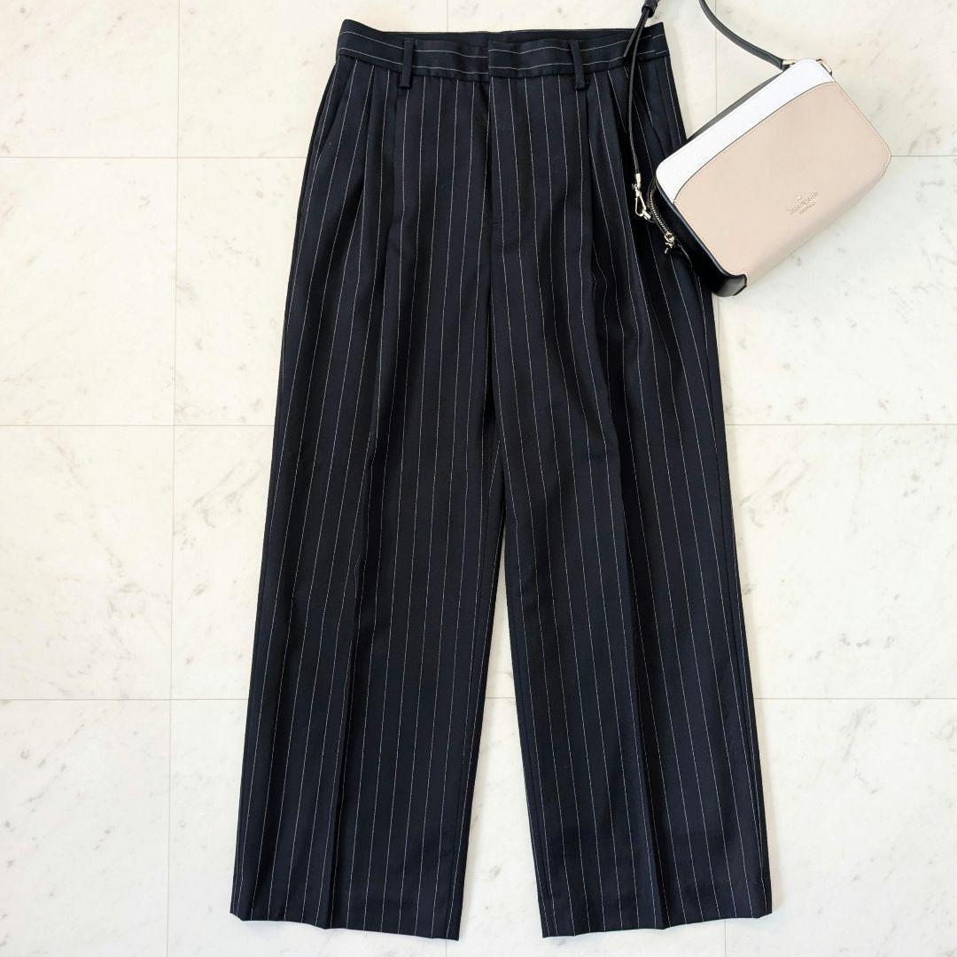 極美品★ドゥーズィエムクラス WOOL SERGE SAGGER パンツ 秋冬