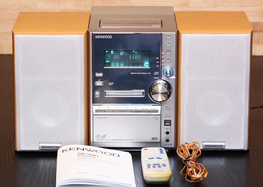 KENWOOD SV3MD CD/MD/TUNER/TAPE ミニコンポ 極美品